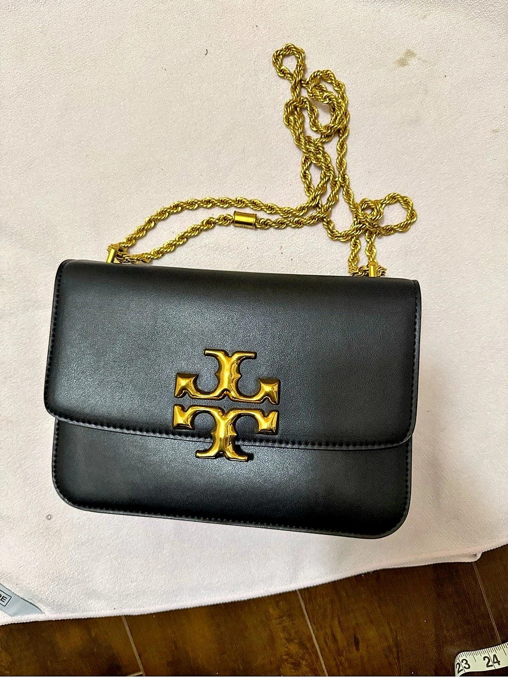 Tory Burch Eleanor Small Convertible Shoulder Bag Black